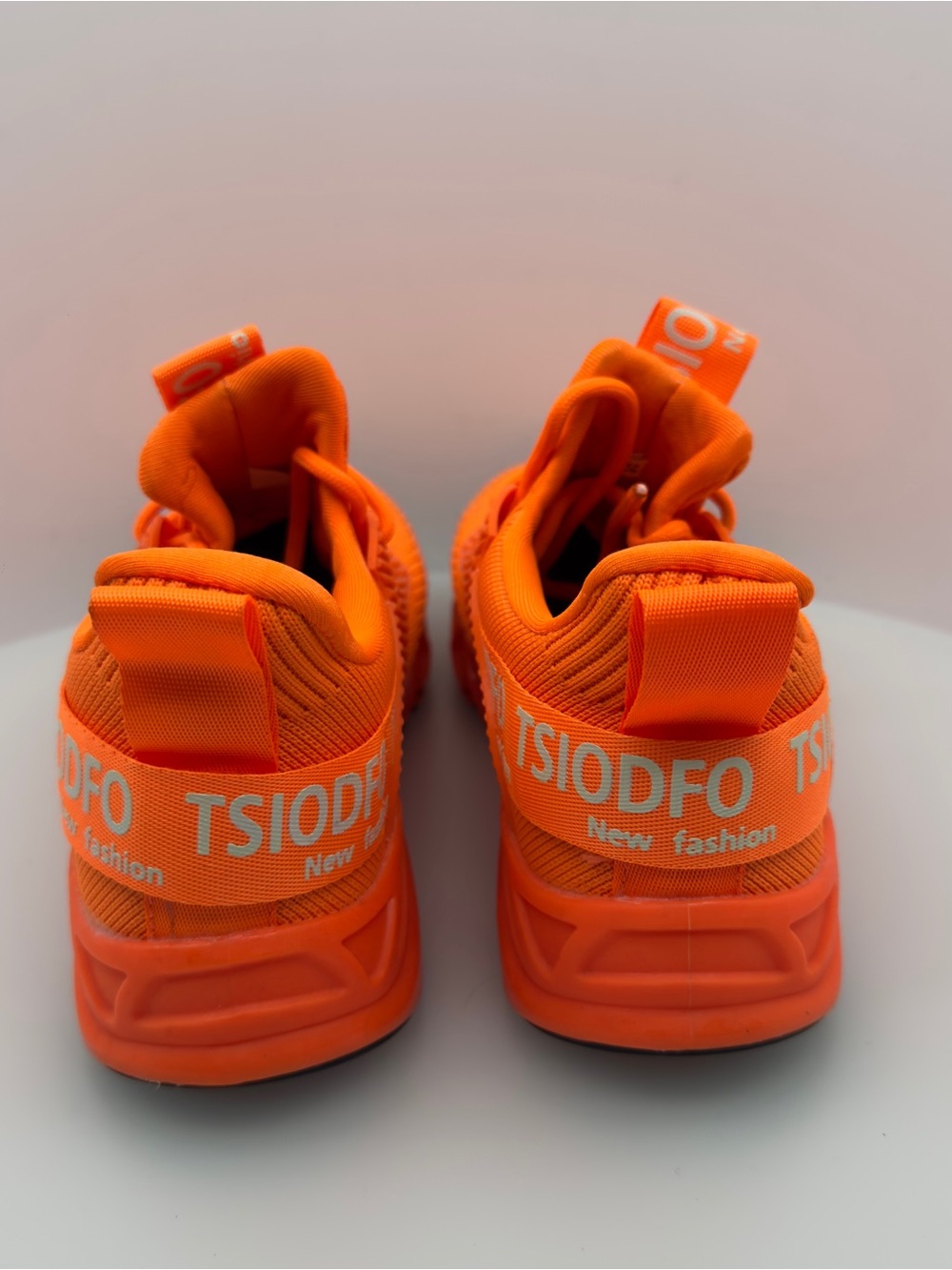 Orange Glow running tennis shoes | Size 7 sneakers | pickleball gym work out - Picture 4 of 12